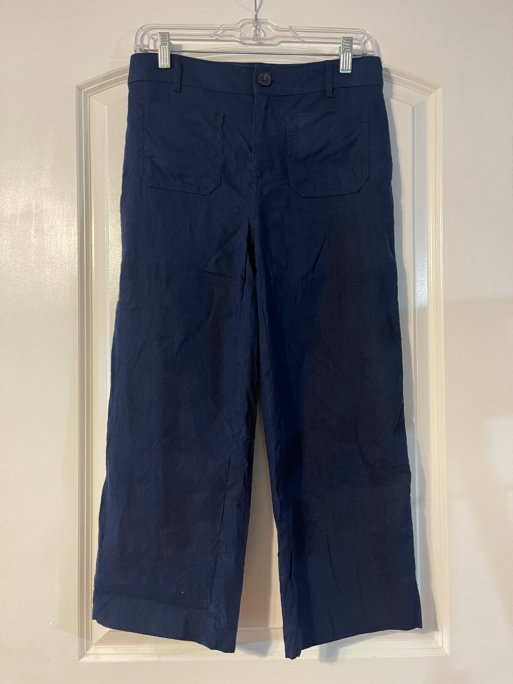 LOFT Navy Wide-Leg Pants
